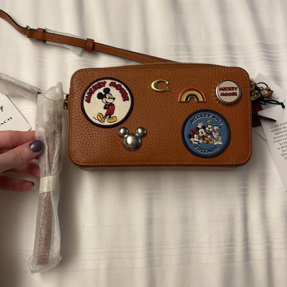 NEW Disney x Coach patchwork crossbody purse - Picture 6 of 9